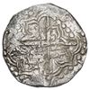 Image 2 : Potosi, Bolivia, cob 8 reales, Philip III, assayer T, quadrants of cross transposed, Grade 1.