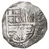 Image 1 : Potosi, Bolivia, cob 8 reales, Philip III, assayer not visible, Grade 1.
