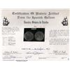 Image 3 : Potosi, Bolivia, cob 8 reales, Philip III, assayer not visible, Grade 2, with hand-signed certificat