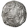 Image 1 : Potosi, Bolivia, cob 2 reales, Philip II assayer L/L/M, rare, Grade 1.