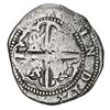 Image 2 : Potosi, Bolivia, cob 2 reales, Philip II, assayer B (2nd period), Grade 3.