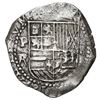 Image 1 : Potosi, Bolivia, cob 2 reales, Philip III, assayer R (straight leg), Grade 1.