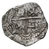 Image 2 : Potosi, Bolivia, cob 2 reales, Philip III, assayer R (small), Grade 1.