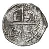 Image 2 : Potosi, Bolivia, cob 2 reales, Philip III, assayer Q, Grade 1.