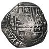 Image 1 : Potosi, Bolivia, cob 2 reales, Philip III, assayer C/Q, Grade 2.