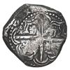 Image 2 : Potosi, Bolivia, cob 2 reales, Philip III, assayer C/Q, Grade 2.