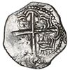 Image 2 : Potosi, Bolivia, cob 2 reales, Philip III, assayer Q/C, Grade 2.