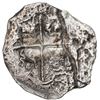 Image 2 : Potosi, Bolivia, cob 8 reales, Philip III, assayer not visible, Grade 3.