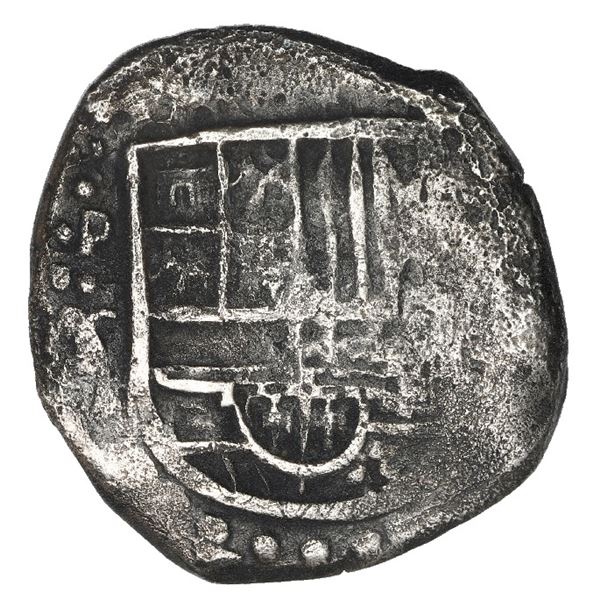 Potosi, Bolivia, cob 2 reales, 1629 T, rare.