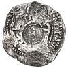 Image 2 : Potosi, Bolivia, cob 8 reales, (1650) O, with uncommon crown-alone (Mastalir K8) countermark on cros