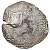 Image 2 : Potosi, Bolivia, cob 8 reales, 1651 O, with crowned-T (Mastalir Ta) countermark on shield, rare, Mas