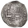 Image 2 : Potosi, Bolivia, cob 8 reales, 1651 O, with crowned-arms (Mastalir Asb) countermark on cross, very r