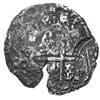 Image 2 : Potosi, Bolivia, cob 4 reales, 1650 O, with crowned-F (Mastalir Fb2) countermark on shield and crown
