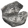 Image 2 : Potosi, Bolivia, cob 4 reales, 1651 E, with crowned F or T countermark on shield, rare, Mastalir Pla