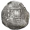 Image 1 : Potosi, Bolivia, cob 8 reales, 1651/0 O, with uncommon crown-alone (Mastalir K1d) countermark on cro