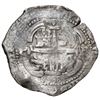 Image 1 : Potosi, Bolivia, cob 8 reales, 1658 E, pomegranate above cross.