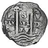 Image 2 : Potosi, Bolivia, cob 8 reales, 1679 V.