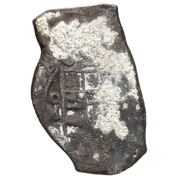 Mexico City, Mexico, cob 8 reales, 1712 J, encrusted (as found), ex-Pullin.