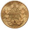 Image 2 : France (Paris mint), gold 20 francs, Louis Napoleon, 1852-A, PCGS AU55 / Ship of Gold special presen