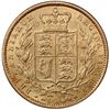 Image 2 : Great Britain (London, England), gold sovereign, Victoria (young head), 1851, PCGS AU53 / Ship of Go
