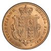 Image 2 : Great Britain (London, England), gold 1/2 sovereign, Victoria (young head), 1855, PCGS AU58 / Ship o