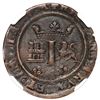Image 2 : Mexico City, Mexico, copper 4 maravedis, Charles-Joanna, "Late Series," no assayer (G), M to left on