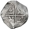 Image 2 : Mexico City, Mexico, cob 8 reales, Philip II, assayer F-oD, with oM-F to left and 8-oD to right, rar