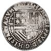 Image 1 : Lima, Peru, cob 4 reales, Philip II, assayer Diego de la Torre, *-oiiii to left, P-oD/X to right, ve