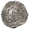 Image 2 : Lima, Peru, cob 1 real, Philip II, assayer Diego de la Torre, P-I to left, *-oD to right.