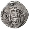 Image 1 : Lima, Peru, cob 8 reales, 1659 V, "Star of Lima" type, mintmark LIMA, 8-V to left and right (Series 