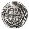Image 2 : La Plata, Bolivia, cob 1 real, Philip II, assayer R (Rincon) below mintmark P to left, extremely rar