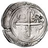 Image 2 : Potosi, Bolivia, cob 8 reales, Philip II, assayer B (1st period).