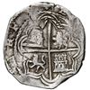 Image 2 : Potosi, Bolivia, cob 8 reales, Philip II, assayer B (5th period), borders of x's on both sides.