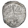 Image 2 : Potosi, Bolivia, cob 8 reales, 1629 T, denomination 8, fine-dot borders, NGC AU 58.