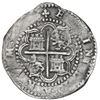 Image 2 : Potosi, Bolivia, cob 4 reales, Philip II, assayer R (Rincon) to left.