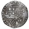 Image 1 : Potosi, Bolivia, cob 4 reales, Philip II, assayer C below erased B, very rare, NGC VF 35, finest and