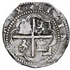 Image 2 : Potosi, Bolivia, cob 4 reales, Philip II, assayer C below erased B, very rare, NGC VF 35, finest and