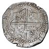 Image 2 : Potosi, Bolivia, cob 4 reales, Philip II, assayer B (3rd period), NGC XF 40.