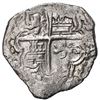 Image 2 : Potosi, Bolivia, cob 4 reales, Philip III, assayer M/Q, quadrants of cross transposed, rare.