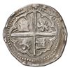 Image 2 : Potosi, Bolivia, cob 2 reales, Philip II, assayer L/L over erased M(?) below mintmark P to left, rar