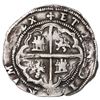 Image 2 : Potosi, Bolivia, cob 2 reales, Philip II, assayer B (1st period).