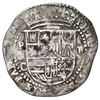 Image 1 : Potosi, Bolivia, cob 2 reales, Philip II, assayer C below erasure, rare.