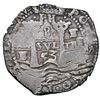Image 2 : Potosi, Bolivia, cob 8 reales, 1653 E, dot-PH-dot at top, four-digit date below cross, NGC AU 58, fi