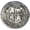 Image 2 : Potosi, Bolivia, cob 8 reales Royal (galano), 1669 E, NGC VF details / plugged.