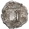 Image 1 : Potosi, Bolivia, cob 8 reales, 1684 V.