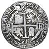 Image 2 : Potosi, Bolivia, cob 8 reales Royal (galano), 1698 F, NGC VF details / holed.