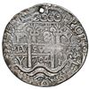Image 1 : Potosi, Bolivia, cob 8 reales Royal (galano), 1704 Y, NGC VF details / holed.