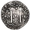 Image 1 : Potosi, Bolivia, cob 8 reales Royal (galano), 1709 Y, NGC XF details / holed.
