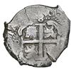 Image 2 : Potosi, Bolivia, cob 8 reales, 1714 Y, NGC AU 55, finest known in NGC census.