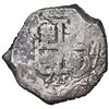 Image 2 : Potosi, Bolivia, cob 8 reales, 1725 Y, Louis I, rare, NGC AU details / environmental damage.